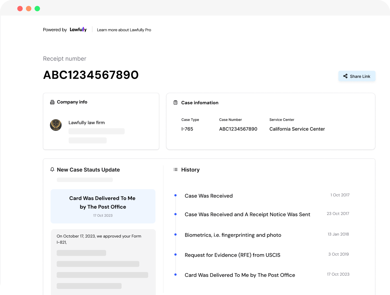 Screenshot Web Portal